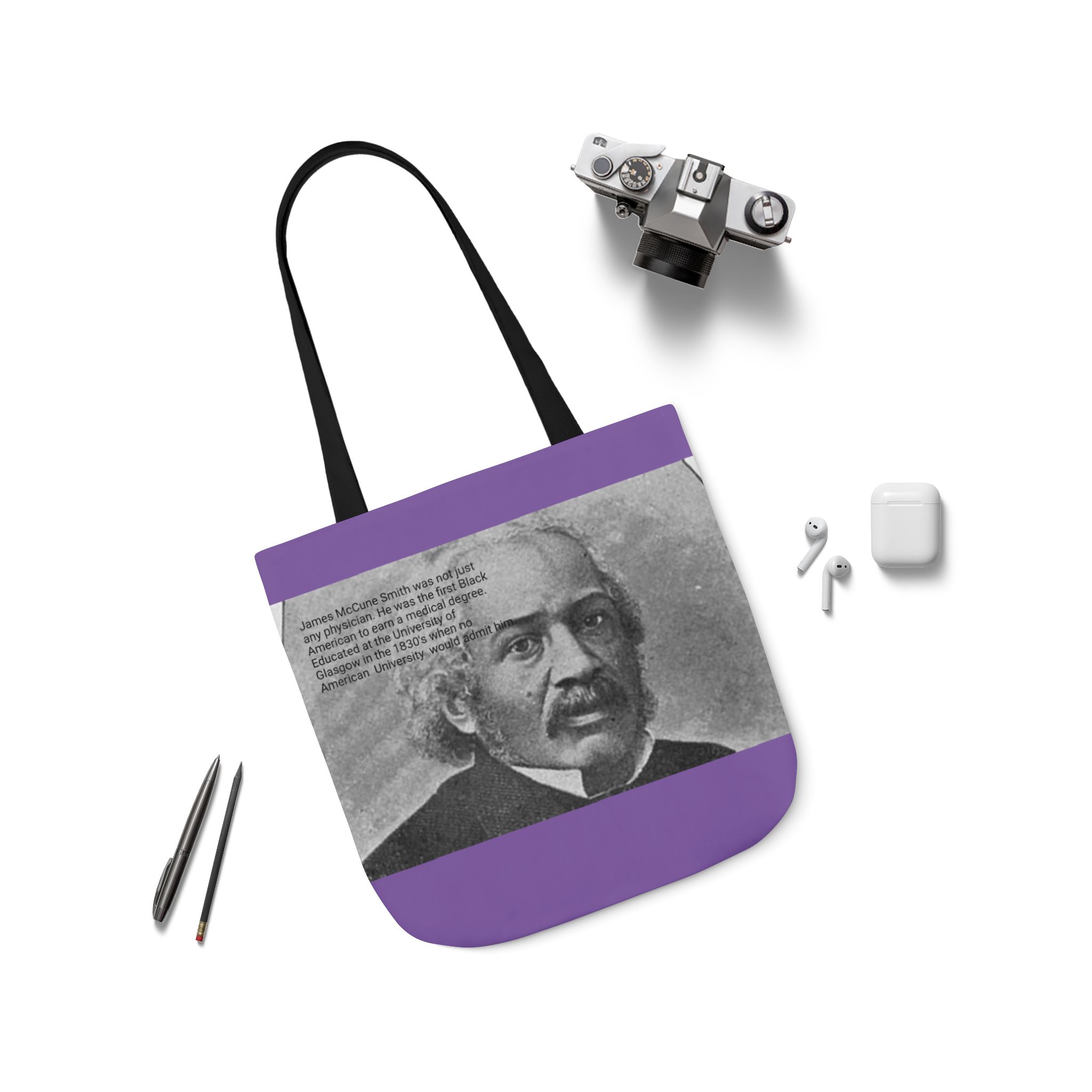 Cotton Canvas Tote Bag Dr. James McCune Smith - Image 27