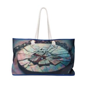 Elegant Artistic Weekender Bag – Unique Mosaic Design for Travel & Leisure