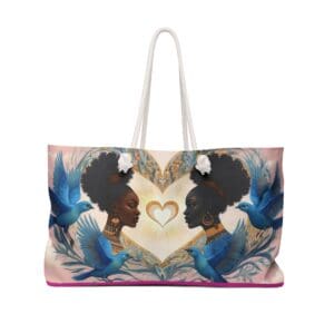 Elegant Weekender Bag – Vibrant Travel Tote for Beach, Gym & Weekend Getaways, Stylish Overnight Bag, Perfect Gift for Her
